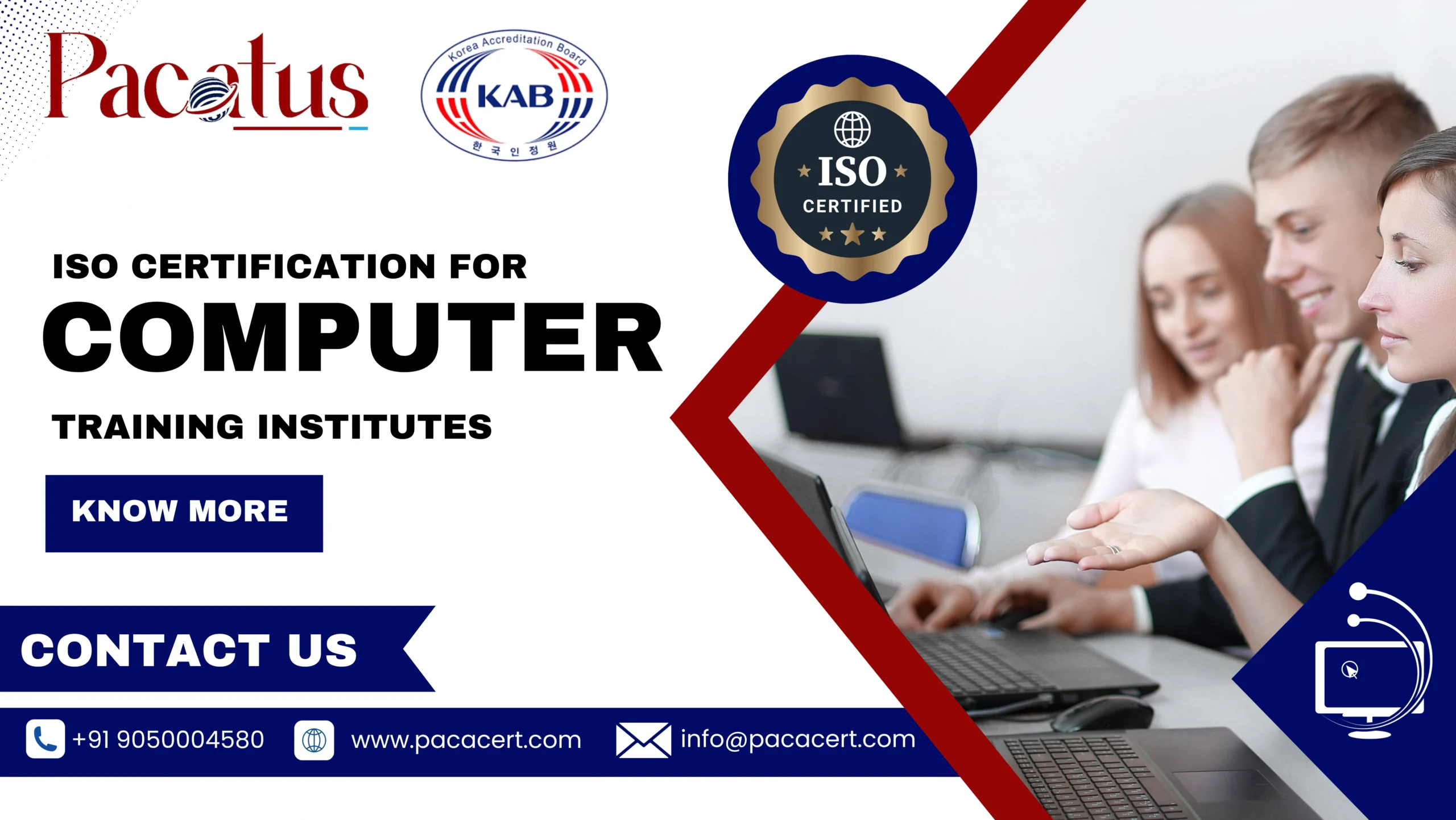 ISO Certification for Computer Training Institutes