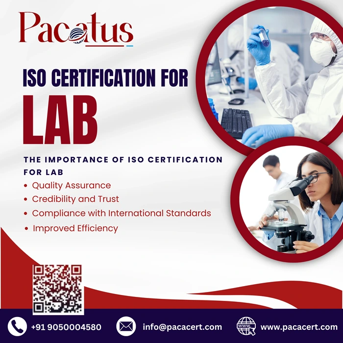 iso certification for Laboratories